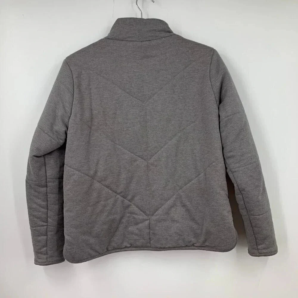 Three Dots Women's‎ Quilted Long Sleeve Full Zip Jacket Size S